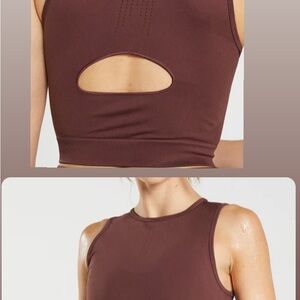 Women's Brown Sleeveless Gymshark